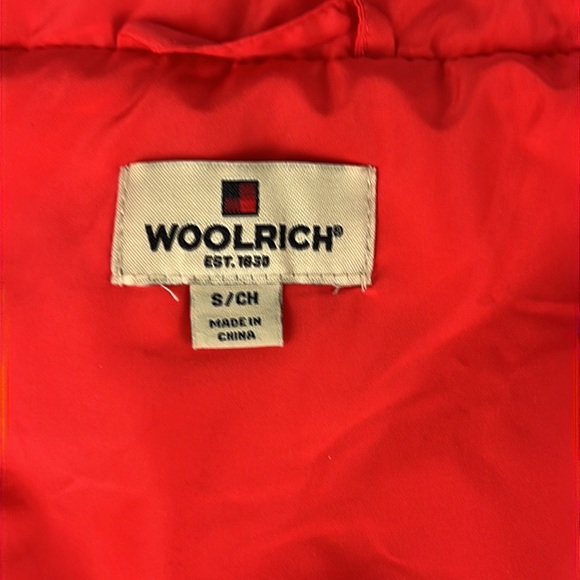 Woolrich Diamond Quilted Down Puffer Vest, Zip Front  Sz: S/CH - Picture 10 of 10